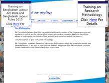 Tablet Screenshot of a4-consultants.com